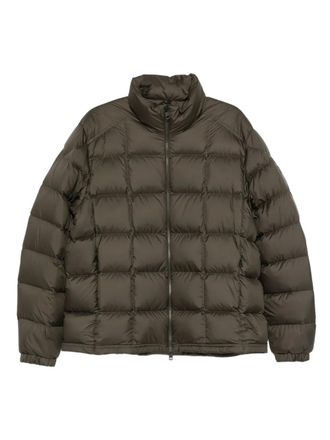 Moncler Eglise square-quilted hooded down jacket - men - Polyester - 6 - Green