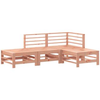 vidaXL Furniture Limited - Juego De Muebles De Jard&iacute;n 4 Pzas Madera