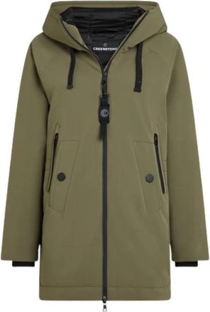 Creenstone Emma Parka - Dames - Parka Jassen - Groen - XS - Jassen