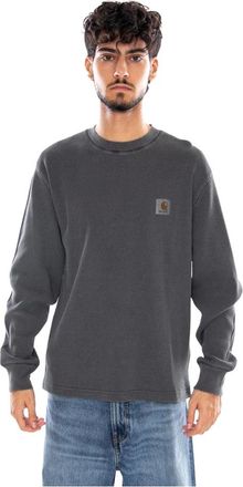 Carhartt Work in Progress L/S Vista Waffle T-Shirt - Heren - Longsleeves - Zwart - XL - Katoen - Tops