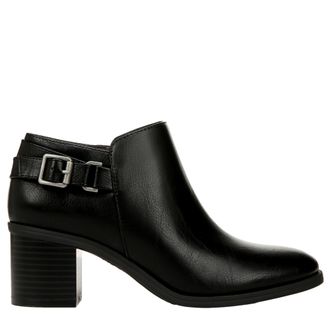 Life Stride Lifestride Lorelai Zipper Ankle Boots Black Textured J2269S1001 Womens