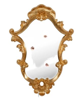 Seletti ornate gold-framed mirror (85cm x 62cm)