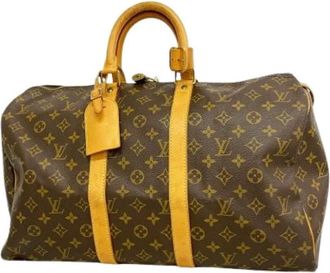Louis Vuitton Pre-owned Boston bag - unisex - Vintage Weekendtas - Bruin - ONE Size - Vintage