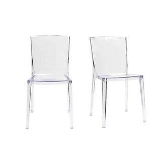 Miliboo Sillas Modernas Transparentes Lote De 2 Island