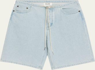 Still Here Cool Drawstring Denim Shorts
