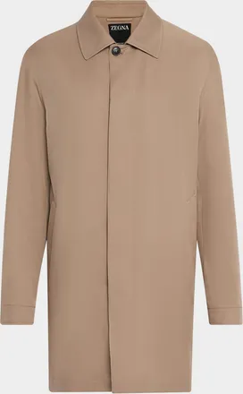 Ermenegildo Zegna Men & apos;s Microfiber Raincoat