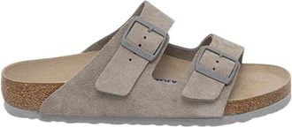 Birkenstock Slippers - Dames - Sandalen - Grijs - 39 EU - Schoenen