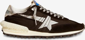 Golden Goose Niedrige Ledersneakers Running Marathon