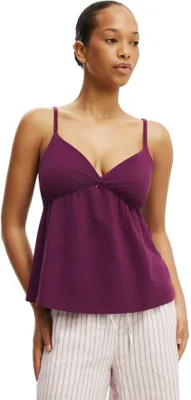 Cotton On Womens Dreamy Soft Triangle Babydoll Cami in Blackcurrant at Nordstrom, Size Xx-Small