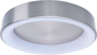 N&auml;ve Naeve Multo L&aacute;mpara De Techo Led Semiempotrada Integrada Con Cct Regulable, N&iacute;quel Satinado, 2650-6520 K, Control Remoto