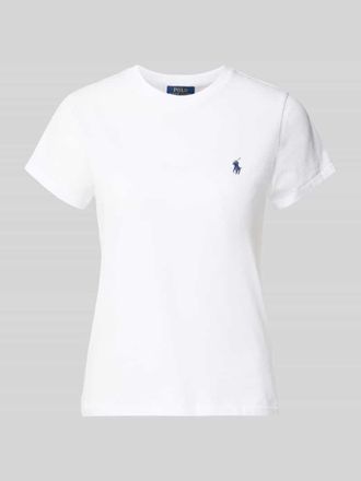 Polo Ralph Lauren Regular Fit T-Shirt aus reiner Baumwolle in Weiss, Gr&ouml;&szlig;e XXL
