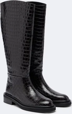A.Emery Botas altas Jude de piel grabada