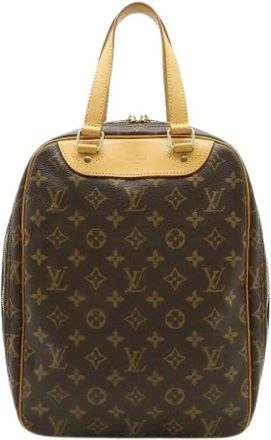 Louis Vuitton Pre-owned Handbags, male, Brown, Size: ONE SIZE Pre-owned Excursion Monogram 2way Handbag Shoe Bag