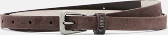 Brunello Cucinelli Monili suede belt