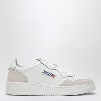 Autry Sneakers Medalist Low in pelle e suede bianca