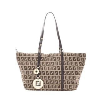 Fendi Pre-owned Tote Bags, female, Beige, Size: ONE SIZE Pre-owned Vintage Tote Bag