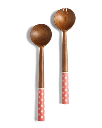 Tiramisu Resin & Wood Salad Set