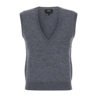 A.P.C. Mujer, Jerseys, Gris, Talla: S