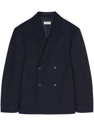 Dries Van Noten Blazer pesante - Blu