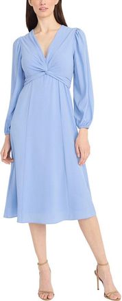Maggy London V Neck Midi Dress