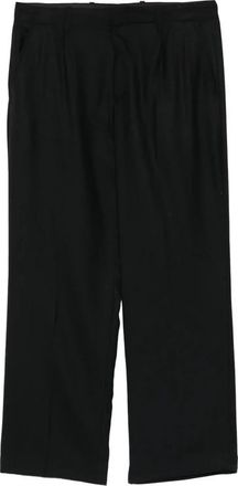 Our Legacy Borrowed Chino - Heren - Wijde Broeken - Zwart - XL - Wol - Broeken
