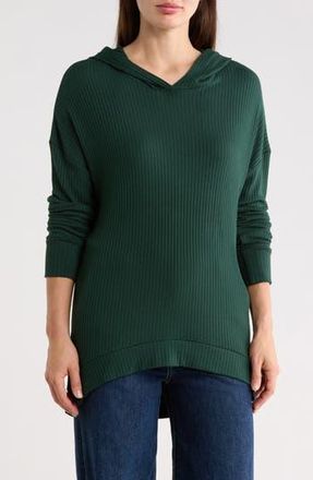 Go Couture High-Low Hoodie in Aventurine at Nordstrom Rack, Size X-Large