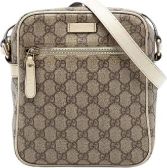 Gucci unisex, Pre-owned, Beige, Maat: ONE Size Leer