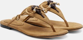 Isabel Marant Elato suede thong sandals