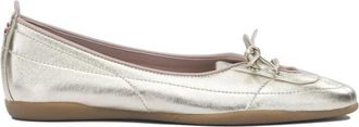 Halmanera Jana veter ballerinas - Dames - Ballerinas - Grijs - 36 EU - Leer - Schoenen