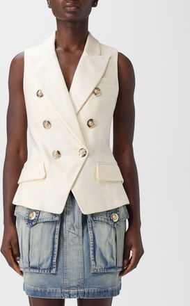 Balmain Waistcoat BALMAIN Woman color White