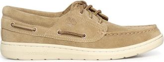 Timberland Portofino Pier Boot schoen - Heren - Bootschoenen - Beige - 40 1/2 EU - Su&egrave;de - Schoenen