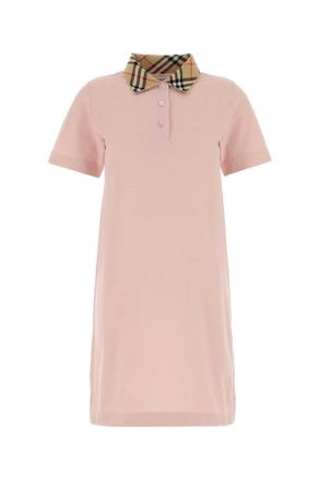 Burberry Pink Piquet Polo Dress