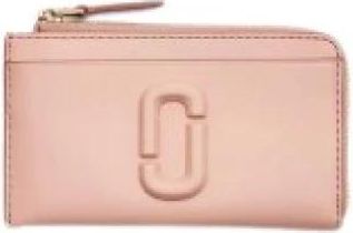 Marc Jacobs Covered J Marc Top Zip Multi Wallet - Dames - Portefeuilles - Roze - ONE Size - Leer - Accessoires