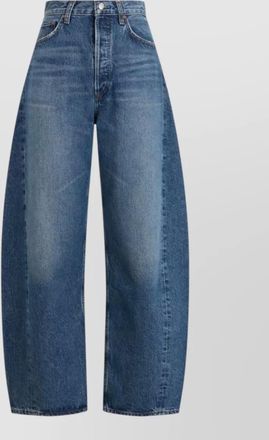 A Gold E denim high-rise balloon jeans