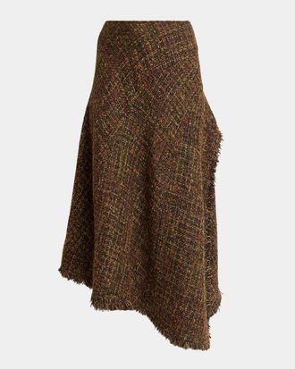 Proenza Schouler Layne Tweed Midi Skirt