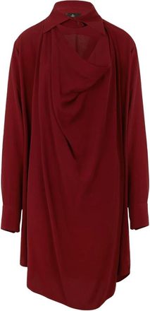 Vivienne Westwood Square Dress - Dames - Shirt Kleedjes - Rood - S - Kleedjes
