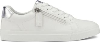 Tamaris Witte Sneakers - Dames - Sneakers - Wit - 39 EU - Schoenen