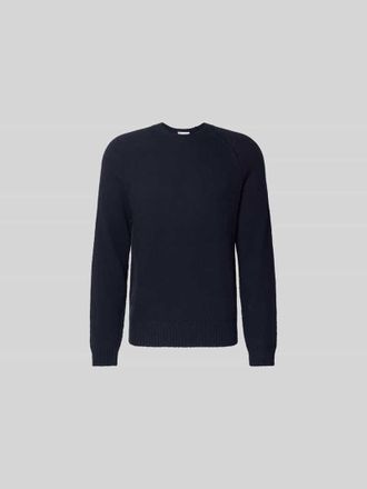 Closed Closed Regular Fit Pullover in Strick-Optik in Dunkelblau, Gr&ouml;&szlig;e XL