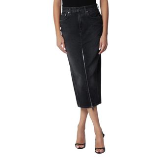 Haikure Dames, Rokken, Zwart, Maat: W25 Denim