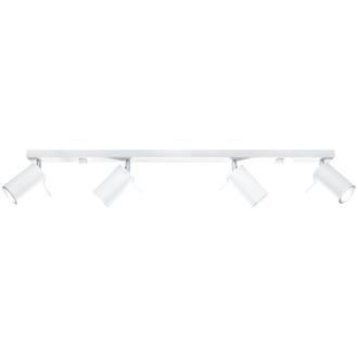Wonderlamp L&aacute;mpara de techo blanco con 4 focos orientables 80cm