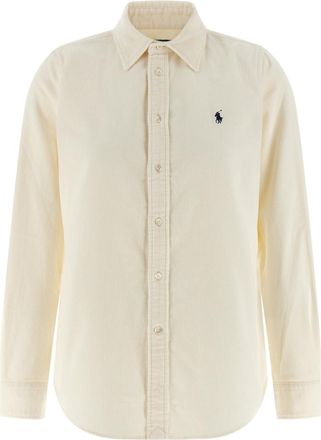 Ralph Lauren Beige Logo Corduroy Shirt