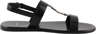 Ferragamo Ferragamo Vida Nappa Flat Sandals, Size 7 C
