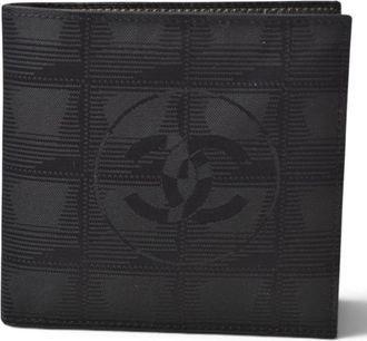 Chanel Black Canvas Wallet (Bi-Fold) (Pre-Owned)