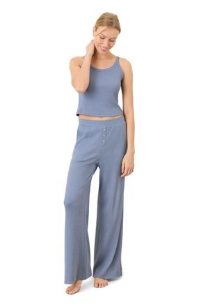 Pact Dream Rib Cami Made with Organic Cotton in Iris Blue at Nordstrom, Size Xx-Large