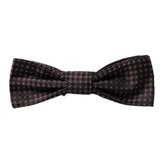 Dolce & Gabbana Bowties, male, Brown, Size: ONE SIZE Fantasy Silk Adjustable Neck Papillon Bow Tie