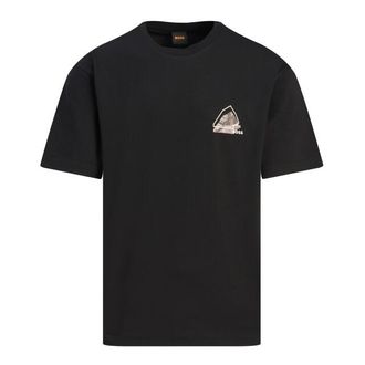 Boss Orange by Hugo Boss BOSS Frame Back Graphic T-Shirt, Zwart