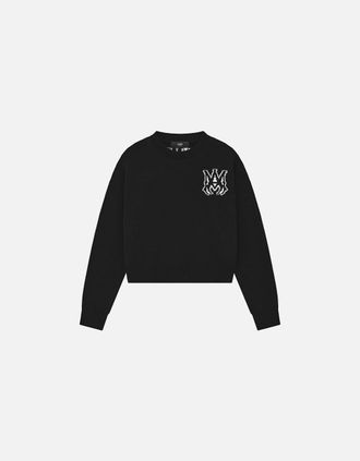 Amiri Womens Womens MA Sweater Black - Size: 10/8
