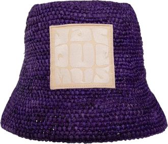 Jacquemus Ficiu Hoed - unisex - Hoeden - Paars - 58 CM - Accessoires