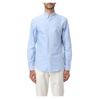 Polo Ralph Lauren Overhemden, Heren, Blauw, M, Long Sleeve Shirt