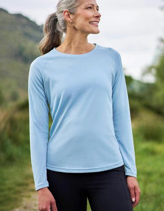 Mountain Warehouse Womens Mountain Warehouse Womens/Ladies Endurance Long-Sleeved Top - Purple - Size: 14